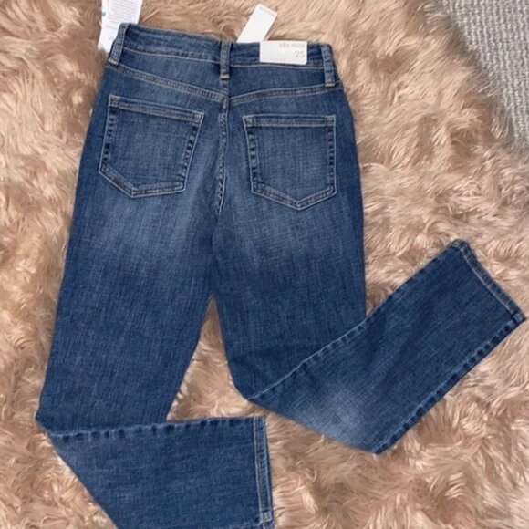Ella Moss | Womens Body Sculpt Ankle Cropped Denim Jeans - Picture 6 of 10